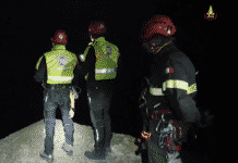 vigili fuoco droni disperso bonassola
