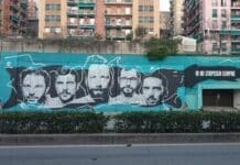 A Marassi un murales omaggio agli Ex Otago
