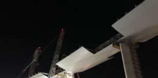 Ponte per Genova – Montato il sesto impalcato ponte per Genova sesto modulo