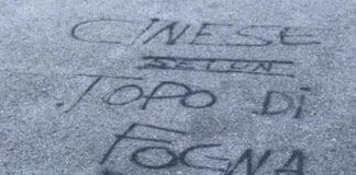 Coronavirus – Scritte razziste anti cinesi nei giardini pubblici di Marassi coronavirus, razzismo cinese marassi