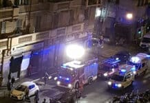 Marassi – Auto capotta in corso Sardegna, 2 feriti auto ribaltata corso Sardegna