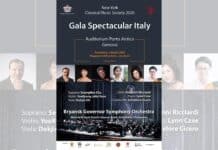 Concerto di Gala per Genova, l’omaggio della New York Classical Music Society