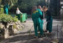 San Fruttuoso – Studenti del Marsano curano Villa Imperiale ma senza benzina marsano villa Imperiale San Fruttuoso