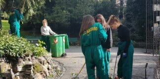 San Fruttuoso – Studenti del Marsano curano Villa Imperiale ma senza benzina marsano villa Imperiale San Fruttuoso