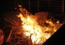 Voltri – Bruciano legname e spazzatura sulla spiaggia e rischiano di incendiare la passeggiata incendio spazzatura spiaggia Voltri