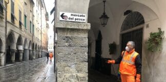 Coronavirus – Chiavari, sanificazione delle strade e parcheggi gratis fino al 3 aprile