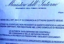 Coronavirus – Manifesti annunciano controlli in casa ma sono fake manifesti controlli