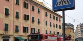 Marassi – Appartamento in fiamme in via Fereggiano