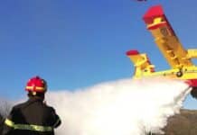 La Spezia, incendio nei boschi tra Varese Ligure e Scurtabò – FOTO