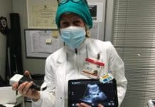 Coronavirus – Donati due ecogragrafi portatili all’ospedale Villa Scassi ecografo