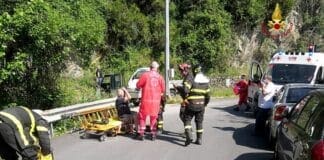 Vigili del Fuoco salvano agricoltore di 91 anni a Lerici agricoltore caduto Lerici