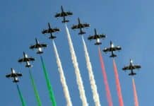 Frecce Tricolori pattuglia acrobatica nazionale PAN