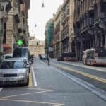 posteggi pista ciclabile via XX settembre