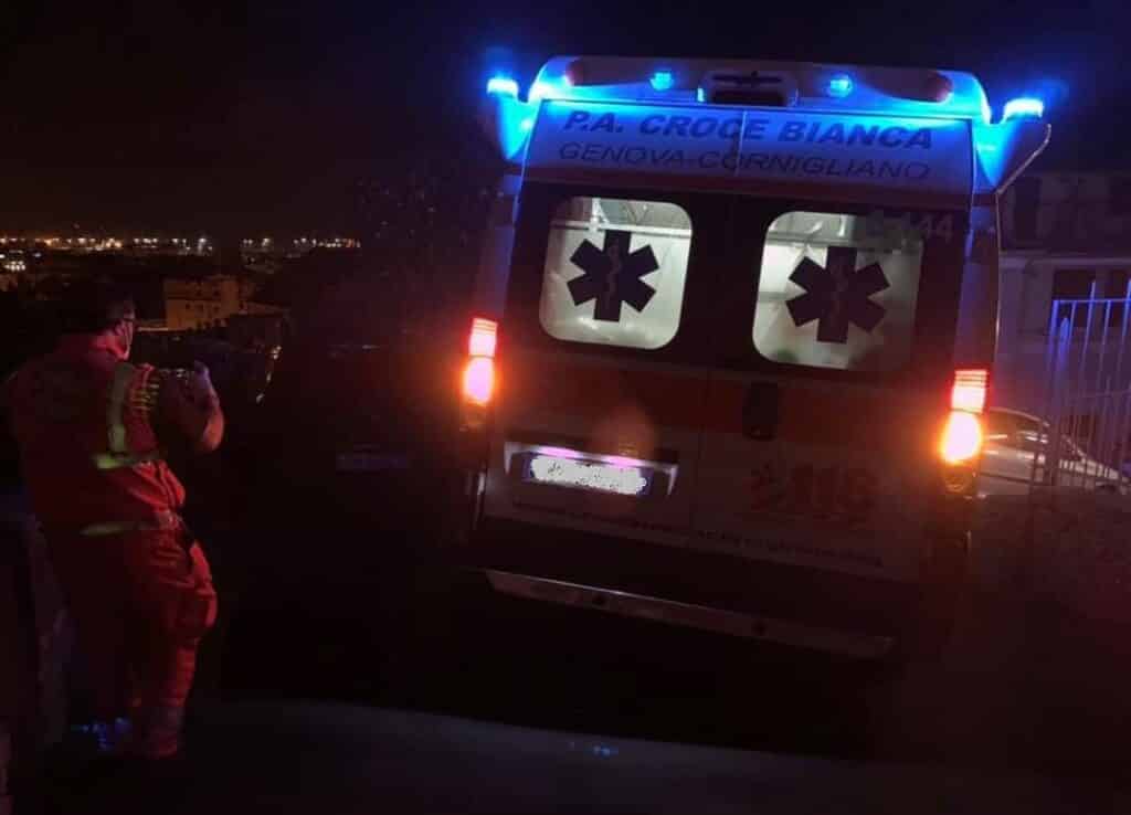 ambulanza bloccata cornigliano