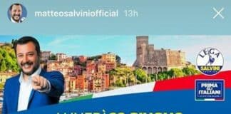 Matteo Salvini in visita al nuovo Ponte per Genova, ma sbaglia indirizzo Matteo Salvini sbaglia indirizzo