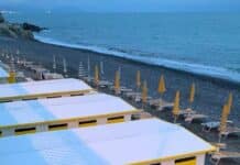Vesima – La spiaggia comunale non ha paura delle mareggiate e del coronavirus? spiaggia Vesima