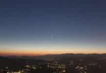 La cometa NeoWise e la Stazione Spaziale Internazionale si incrociano sui cieli di Genova