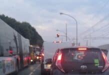 Caos Autostrade – Chiuso il casello di Genova Prà sulla A10, traffico in tilt sull’Aurelia coda Prà