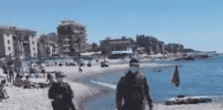 Esercito sulle spiagge a Ventimiglia e assembramenti a Paraggi, scattano le polemiche militari spiaggia venimiglia