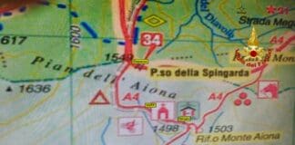 Chiavari – Escursionista si perde sul Monte Aiona, soccorso dai Vigili del Fuoco