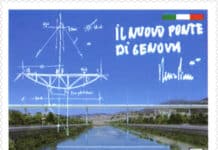 Nuovo ponte di Genova – Ora c’è anche il francobollo francobollo ponte di Genova