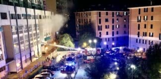 Incendio in un appartamento di via Sertoli a Molassana, evacuate diverse famiglie incendio Molassana