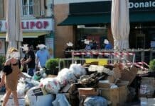 Sanremo – Spazzatura per strada anche in pieno centro, scattano le proteste spazzatura per strada Sanremo