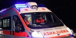 Borghetto Santo Spirito, grave incidente ieri sera, feriti due motociclisti ambulanza soccorsi