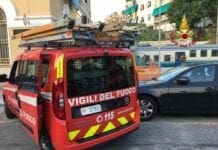 Paura sul treno a Sturla per un principio di incendio a bordo incendio treno Genova Sturla