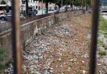 Genova, sabato 16 settembre giornata di pulizia del Bisagno per il World Cleanup Day plastica Bisagno torrente