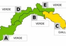 Maltempo in Liguria, Allerta Gialla sul Levante allerta meteo Liguria gialla su C