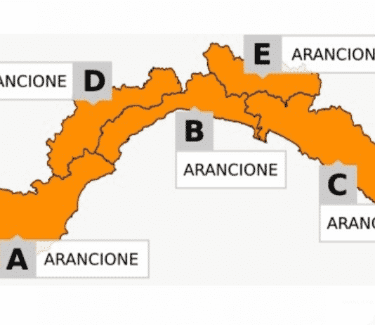Maltempo in Liguria, Allerta Arancione prolungata sino alla mezzanotte allerta arancione Liguria