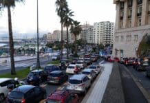 Genova, corso Italia chiusa per intervento dei Vigili del Fuoco coda corso Italia