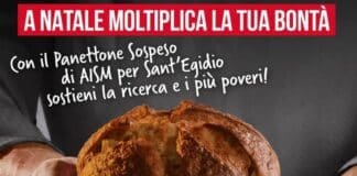 Panettone sospeso per Aism e mense delle persone in difficoltà di Sant’Egidio panettone solidale
