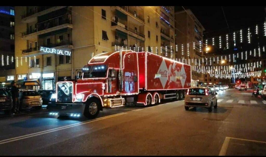 camion coca cola, christmas truck