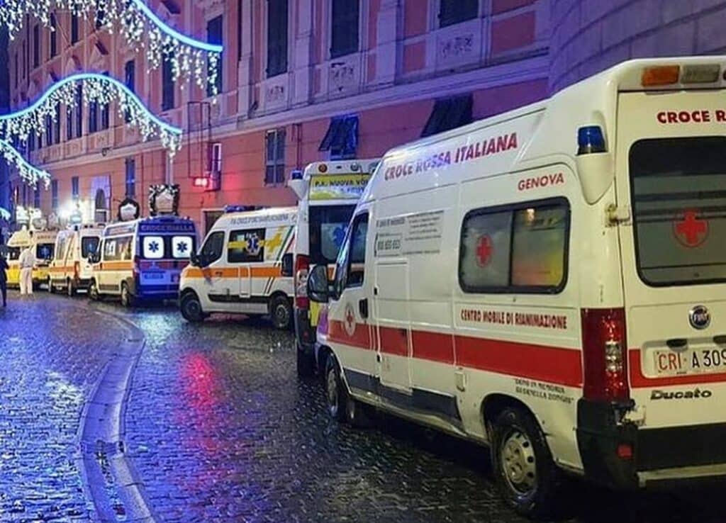 ambulanze di via Cairoli