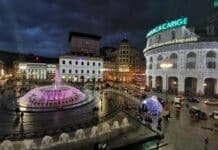 Facebook contest di Natale a quota un milione di visualizzazioni sui social luci De Ferrari natale