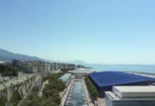 Partono i lavori per il nuovo Palasport con il mistero del bosco in piazzale Kennedy Palasport Genova, waterfront levante