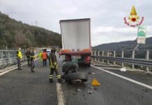 Autostrada A12 riaperta dopo l’incidente tra Recco e Rapallo incidente autostrada a12