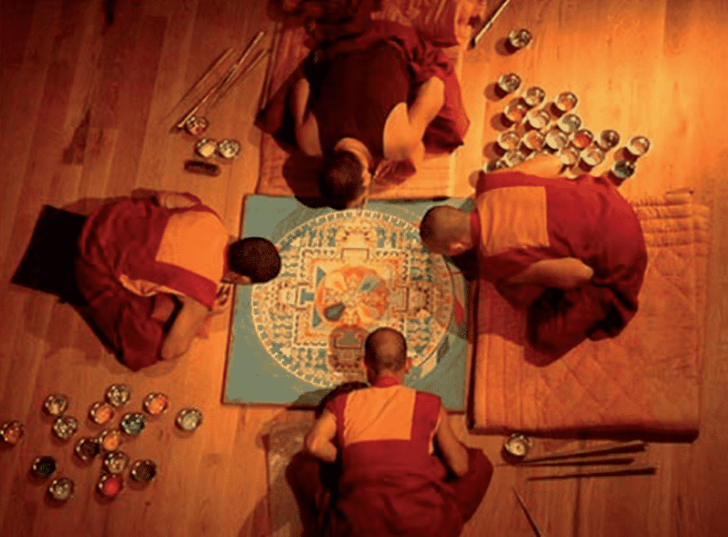 mandala della Compassione monaci tibetani