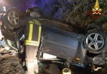 Esce di strada e si ribalta con l’auto, grave incidente ai Pagliari incidente Pagliari spezia