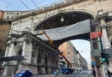 Ponte Monumentale, tre milioni di euro per ristrutturarlo Ponte Monumentale cantiere restauro
