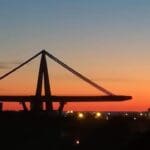 Ponte Morandi, il Comitato per il Ricordo delle vittime chiede: a che punto siamo? ponte morandi tramonto