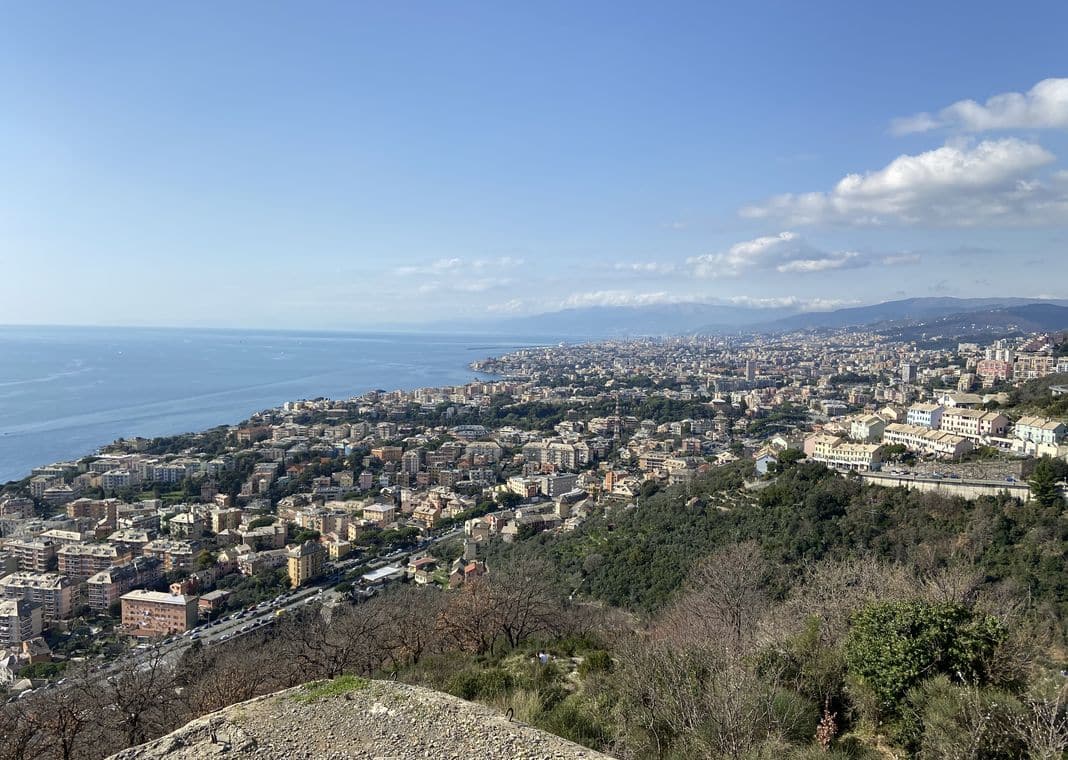 Genova vista monti