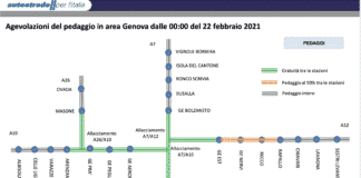 Autostrade – Ampliata la rete di agevolazione dei pedaggi. Esenzione totale per Arenzano e Masone