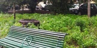 Bordighera – Rimosse le panchine per impedire lo stazionamento dei clochard panchine anti clochard a Carignano