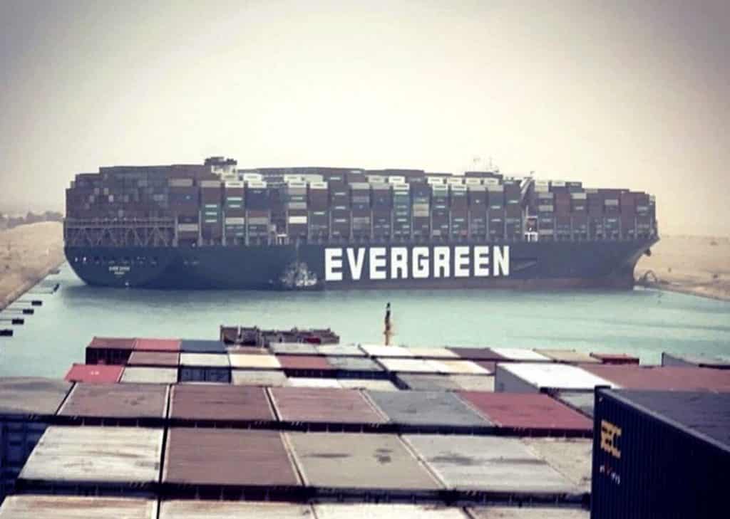 Ever Given evergreen incagliata Suez
