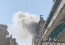 Quezzi, incendio in un appartamento: anziana intossicata e palazzo evacuato