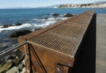 Monumento ai caduti garibaldini nel degrado a Genova Quarto monumento quarto ruggine