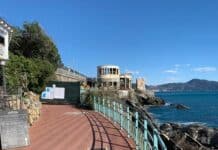 Nervi, passeggiata Anita Garibaldi chiusa per lavori sino ad agosto passeggiata Nervi chiusa